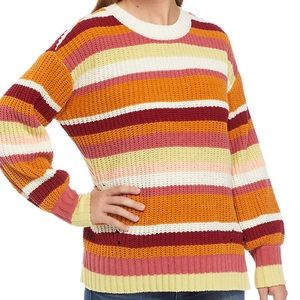 NWT True Craft Chenille Crew Neck Tunic Sweater